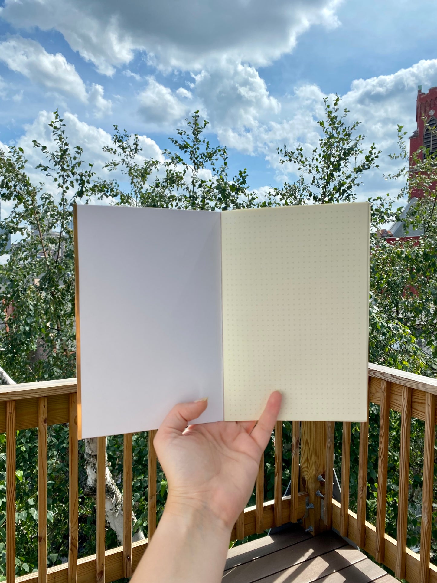 Blue Floral notebook