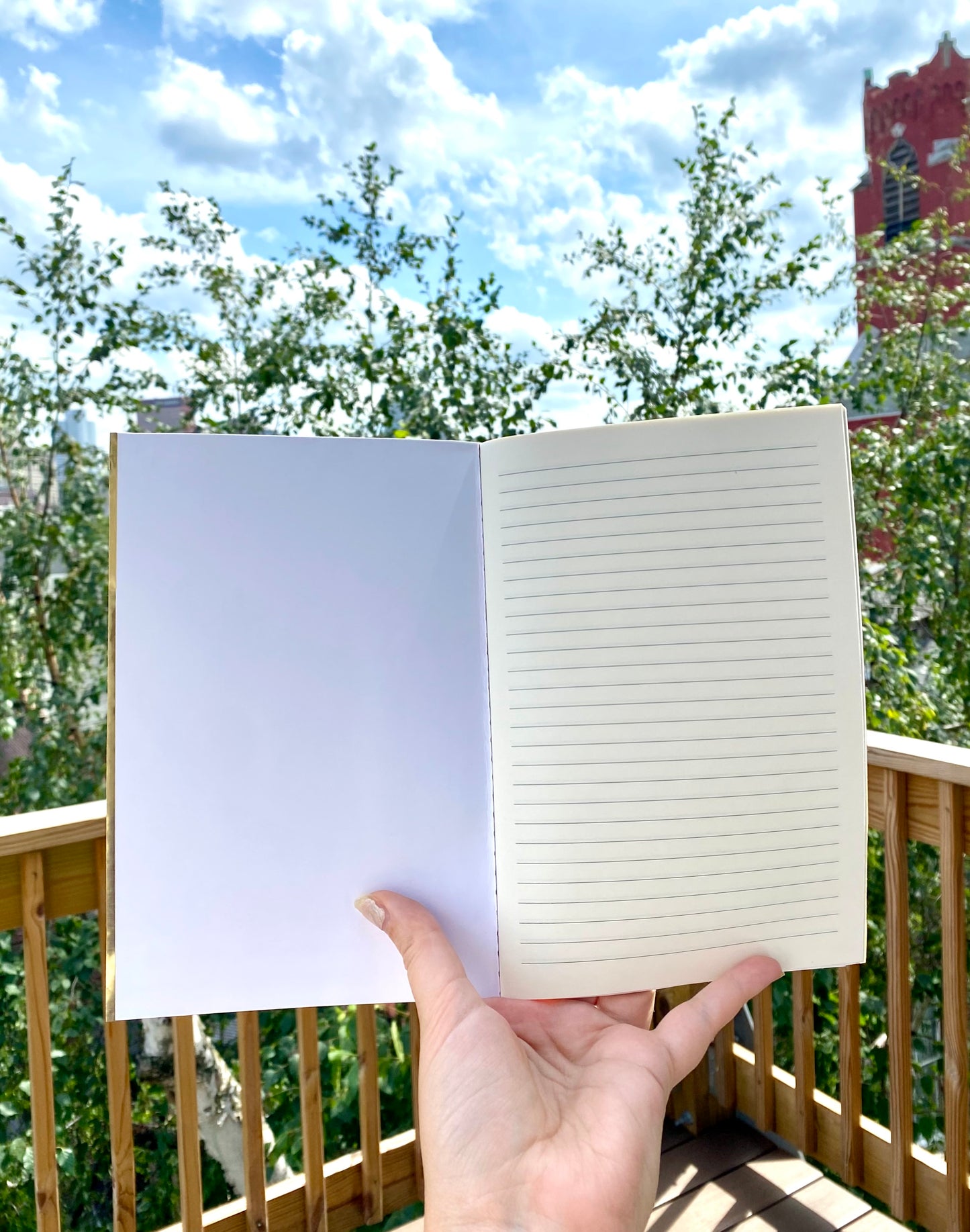 Blue Floral notebook
