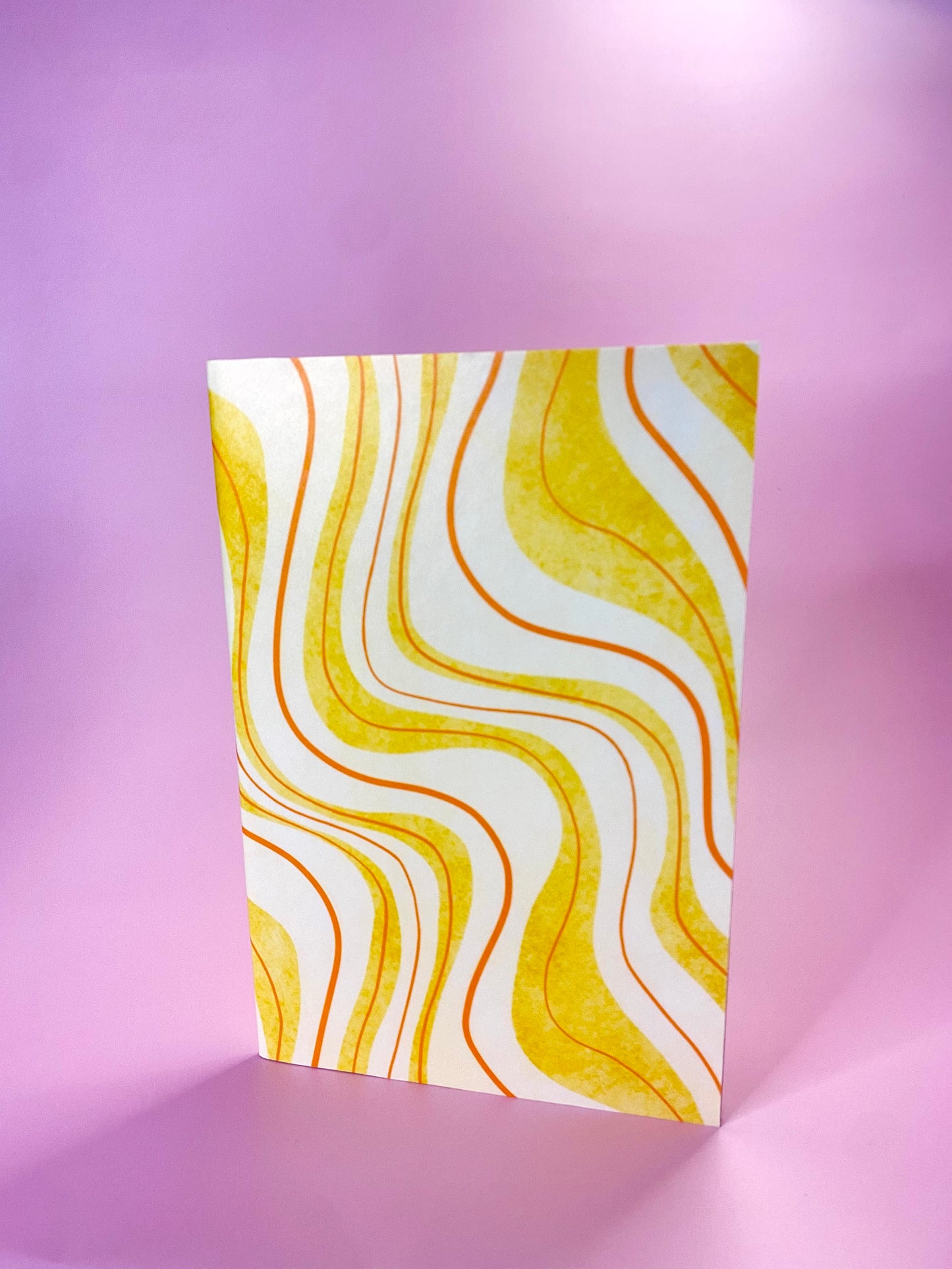Yellow Retro notebook