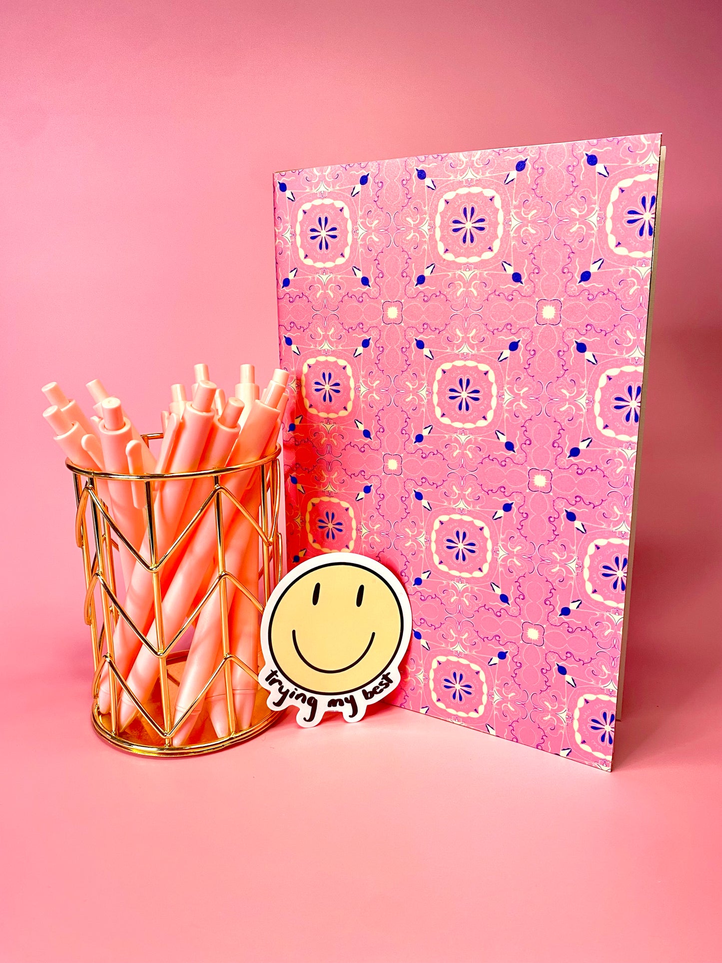 Pink Vintage notebook