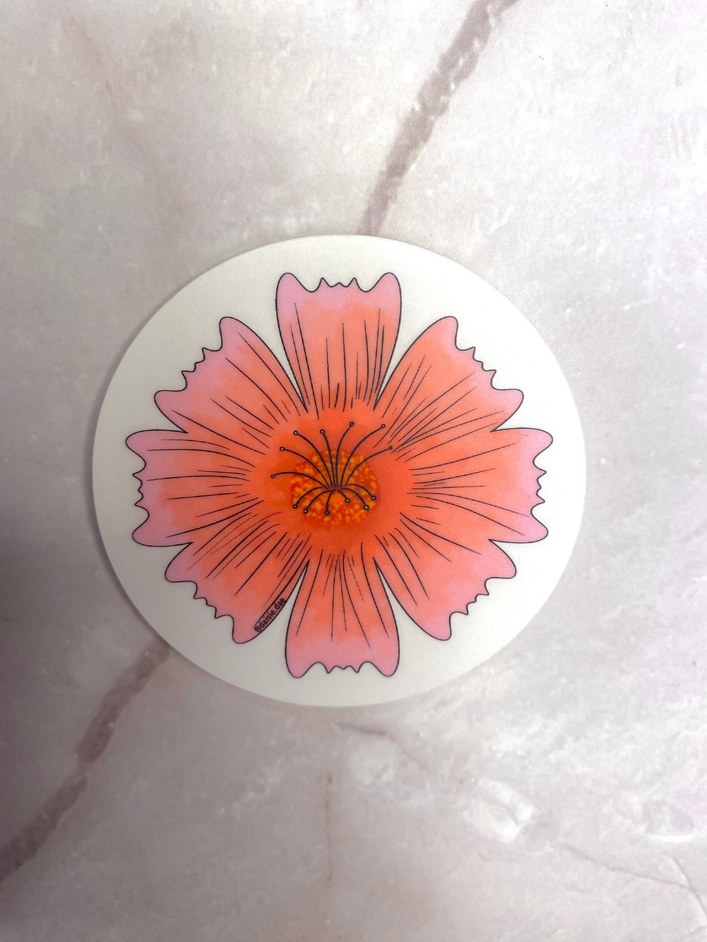 Tropical Flower Sticker